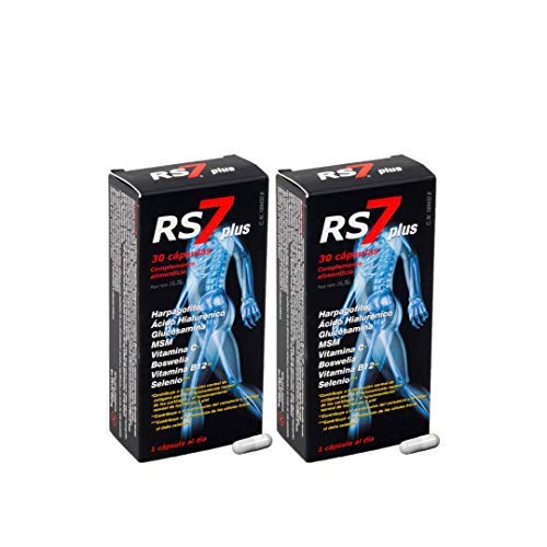 RS7 Plus Articulaciones 60 Cápsulas + Muestra gratuita Crema Fisio Forte