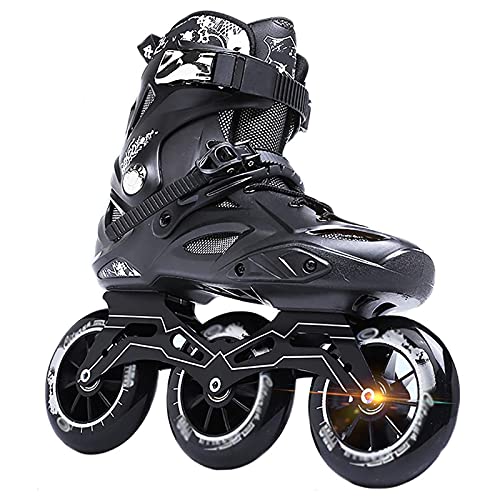 Rvlaugoaa Patines De Velocidad De Carreras 3x110mm Ruedas Patines En LíNea Profesionales CóModo Y Transpirable Adultos NiñOs Patines De Ruedas Deporte Interior Al Aire Libre Patines En LíNea