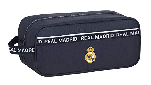 Safta 812034194 Bolso zapatillas zapatillero Real Madrid CF, azul marino, talla única