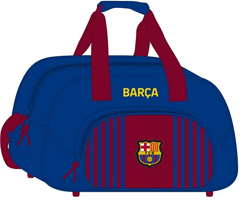 Safta Bolsa de Deporte de F.C. Barcelona 1ª Equipación 21/22, 400x230x240 mm, Azul Marino/Granate