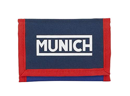 Safta Cabecera de Munich, Accesorio de Viaje-Billetera Unisex niños, Azul Oscuro/Azul, 125xx95 mm