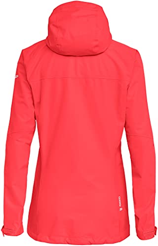 SALEWA Mujer PUEZ (AQUA 3) PTX W JKT Chaqueta aislante forrada con lana, fluo coral, 40/34