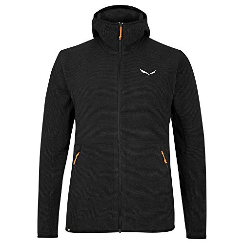 Salewa NUVOLO PL M JKT, Chaqueta Polar Midlayer, Hombre, 46/S, negro