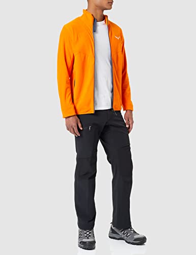 Salewa PLOSE 5 PL M FZ, Chaqueta Polar Midlayer, Hombre, 56/3XL, Naranja (Orange Carrot 4860)