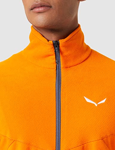 Salewa PLOSE 5 PL M FZ, Chaqueta Polar Midlayer, Hombre, 56/3XL, Naranja (Orange Carrot 4860)