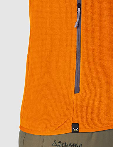 Salewa PLOSE 5 PL M FZ, Chaqueta Polar Midlayer, Hombre, 56/3XL, Naranja (Orange Carrot 4860)