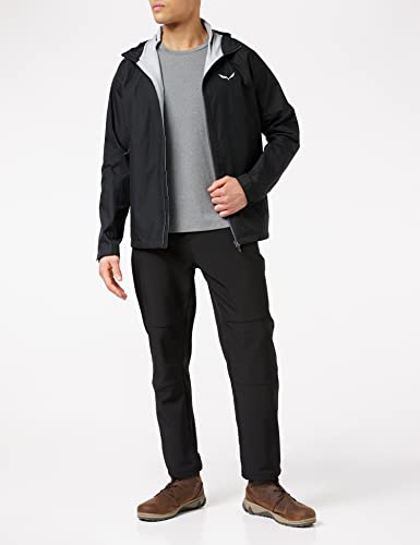 SALEWA PUEZ (AQUA 3) PTX M JKT, Chaqueta, Hombre, Negro (Black Out/0730), 50/L