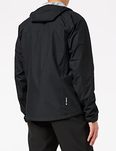 SALEWA PUEZ (AQUA 3) PTX M JKT, Chaqueta, Hombre, Negro (Black Out/0730), 50/L