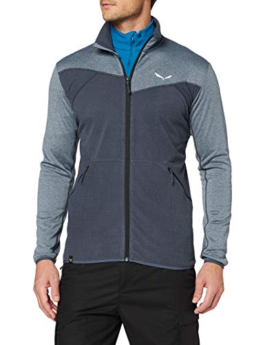 SALEWA Puez Hybrid Pl M Fz Chaqueta, Hombre, ombre blue melange/0910, 48/M