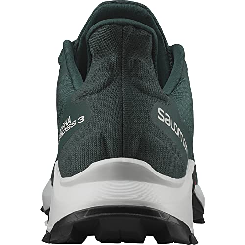 Salomon Alphacross 3 Hombre Zapatos de trail running, Verde (Ponderosa Pine/Lunar Rock/Black), 40 EU