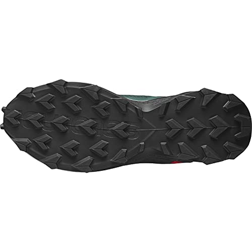 Salomon Alphacross 3 Hombre Zapatos de trail running, Verde (Ponderosa Pine/Lunar Rock/Black), 40 EU