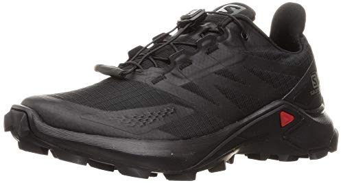 SALOMON Calzado Bajo Supercross Blast, Zapatillas de Trail Running Mujer, Black/Bl, 40 2/3 EU