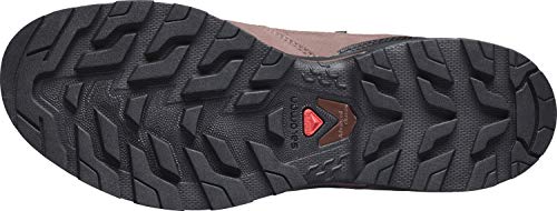 Salomon Outward Gore-Tex (impermeable) Mujer Zapatos de trekking, Marrón (Peppercorn/Black/Brick Dust), 36 EU