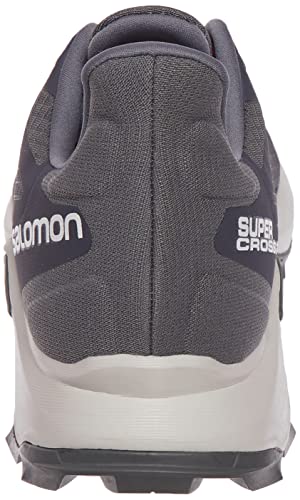 SALOMON Shoes Supercross 3, Zapatillas de Trail Running Hombre, Ebony/Lunar Rock/Quiet Shade, 44 EU