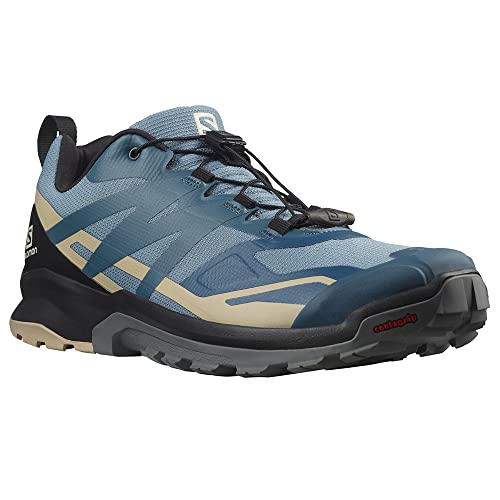 SALOMON Shoes XA ROGG 2, Zapatillas de Trail Running Hombre, Bluestone/Black/Safari, 41 1/3 EU