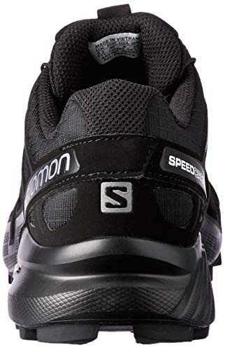 Salomon Speedcross 4 Mujer Zapatos de trail running, Negro (Black/Black/Black Metallic), 44 EU