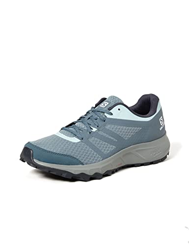 Salomon Trailster 2 Mujer Zapatos de trail running, Gris (Lead/Stormy Weather/Icy Morn), 45 ⅓ EU