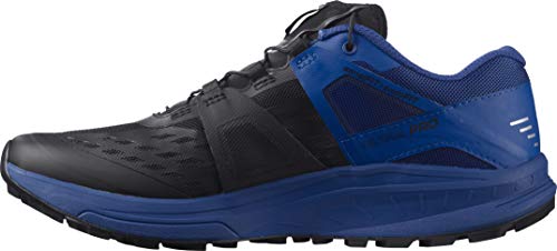 SALOMON Ultra/Pro, Zapatillas de Trail Running Hombre, Black/Turkish Sea/Pearl Blue, 44 EU