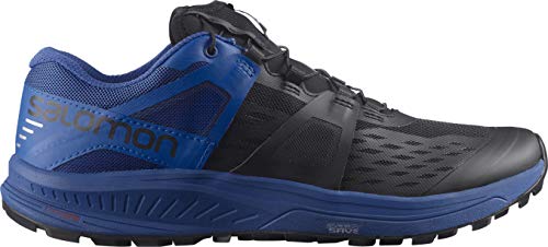 SALOMON Ultra/Pro, Zapatillas de Trail Running Hombre, Black/Turkish Sea/Pearl Blue, 44 EU