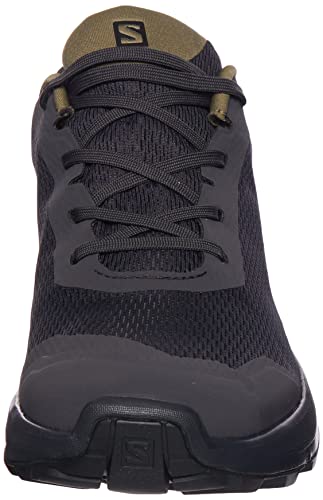 Salomon X Reveal Gore-Tex (impermeable) Hombre Zapatos de trekking, Negro (Phantom/Burnt Olive/Black), 43 ⅓ EU