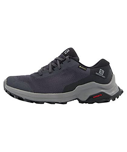 Salomon X Reveal Gore-Tex (impermeable) Mujer Zapatos de trekking, Negro (Ebony/Black/Quiet Shade), 39 ⅓ EU