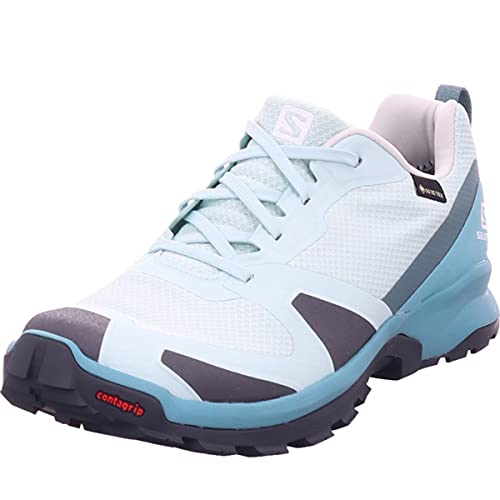 Salomon XA Collider Gore-Tex (impermeable) Mujer Zapatos de trail running, Azul (Icy Morn/Lunar Rock/North Atlantic), 44 EU