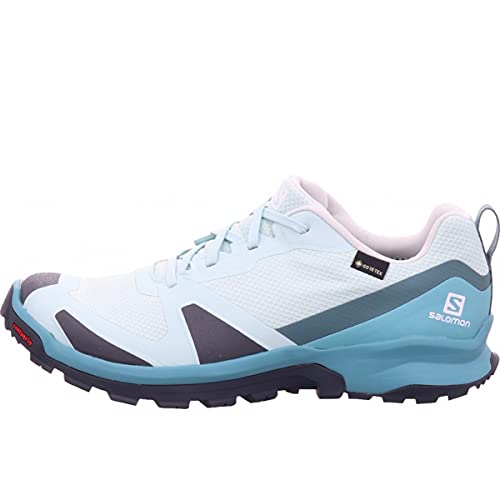 Salomon XA Collider Gore-Tex (impermeable) Mujer Zapatos de trail running, Azul (Icy Morn/Lunar Rock/North Atlantic), 44 EU