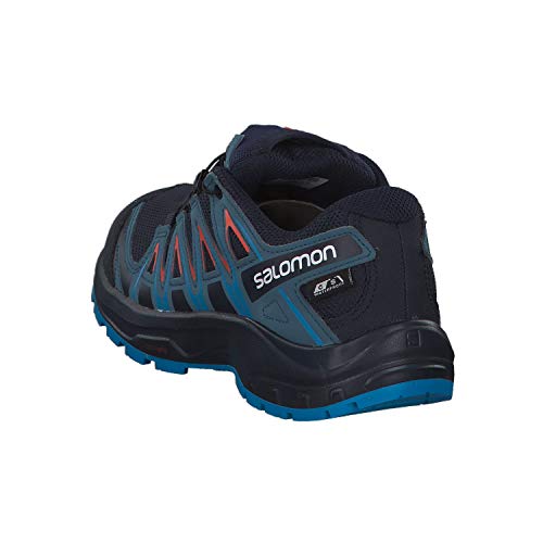 Salomon XA Pro 3D Climasalomon Waterproof (impermeable) Junior unisex-niños Zapatos de trail running, Azul (Navy Blazer/Mallard Blue/Hawaiian Surf), 31 EU