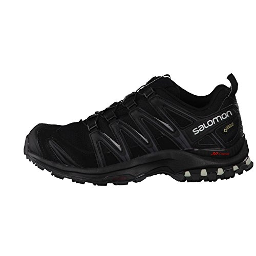 Salomon XA Pro 3D GTX W, Zapatillas de Trail Running Hombre, Negro (Black/Black/Mineral Grey), 43 1/3 EU