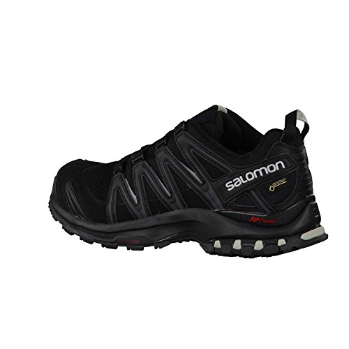 Salomon XA Pro 3D GTX W, Zapatillas de Trail Running Hombre, Negro (Black/Black/Mineral Grey), 43 1/3 EU