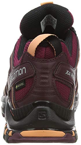 Salomon XA Pro 3D GTX W, Zapatillas de Trail Running Mujer, Rojo (Rhododendron/Winetasting/Cantaloupe), 40 2/3 EU