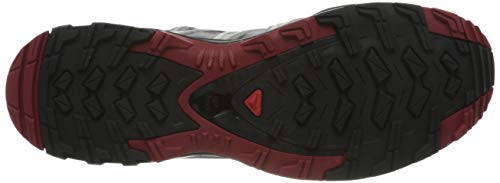 Salomon XA Pro 3D, Trail Running Shoe Hombre, Gris (Monument/Ebony/Red Dahlia), 46 EU