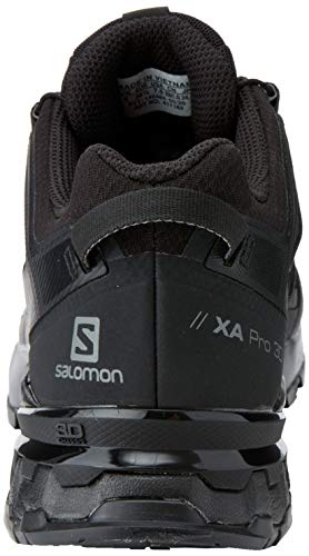 Salomon XA Pro 3D V8 Gore-Tex (impermeable) Mujer Zapatos de trail running, Negro (Black/Black/Phantom), 36 ⅔ EU