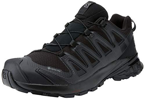 Salomon XA Pro 3D V8 Gore-Tex (impermeable) Mujer Zapatos de trail running, Negro (Black/Black/Phantom), 36 ⅔ EU