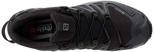 Salomon XA Pro 3D V8 Gore-Tex (impermeable) Mujer Zapatos de trail running, Negro (Black/Black/Phantom), 36 ⅔ EU