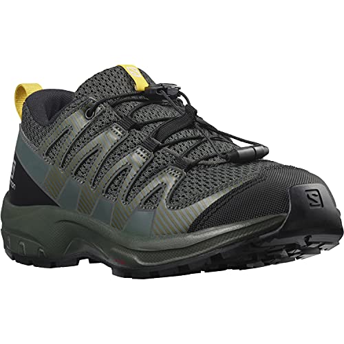 Salomon XA Pro V8 unisex-niños Zapatos de trail running, Negro (Black/Urban Chic/Sulphur), 37 EU