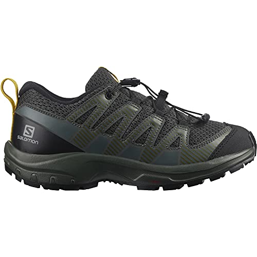 Salomon XA Pro V8 unisex-niños Zapatos de trail running, Negro (Black/Urban Chic/Sulphur), 37 EU