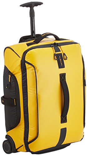 Samsonite Paradiver Light Borsa con Ruote Unisex, Giallo (Yellow), S (55cm-48.5L)