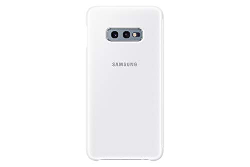 Samsung Clear View Cover, funda oficial para Samsung Galaxy 10+, color blanco