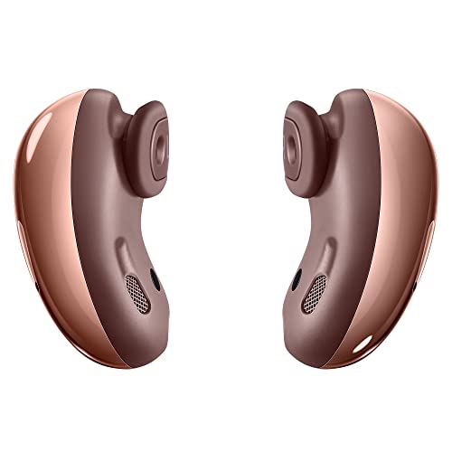 SAMSUNG Galaxy Buds Live - Auriculares Bluetooth inalámbricos I 3 micrófonos I Tecnología AKG I Color Bronce [Versión española]
