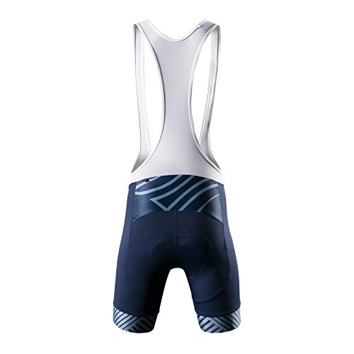 Santic Culote Bicicleta Hombre Culotte Ciclismo Hombre Culote MTB Pantalones Cortos Ciclismo Hombre Azul Marino EU L