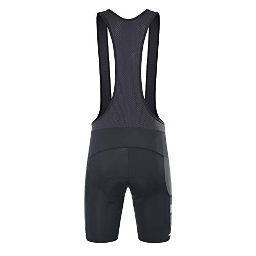 Santic Culote Bicicleta Hombre Culotte Ciclismo Hombre Culote Pantalones Cortos Ciclismo Hombre con Bolsillos Negro S