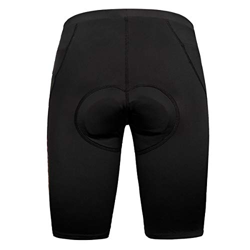 Santic Culote Ciclismo Mujer Corto Culote Bicicleta para Mujer Pantalon Corto Ciclismo con Badana para Mujeres Negro EU M