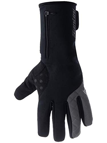 Santini Fiord Extreme - Guantes de Invierno (Talla XL/2XL), Color Negro