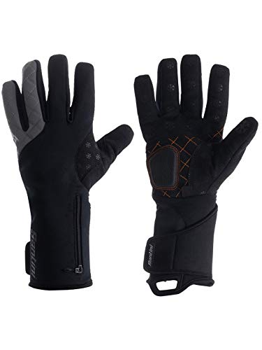 Santini Fiord Extreme - Guantes de Invierno (Talla XL/2XL), Color Negro