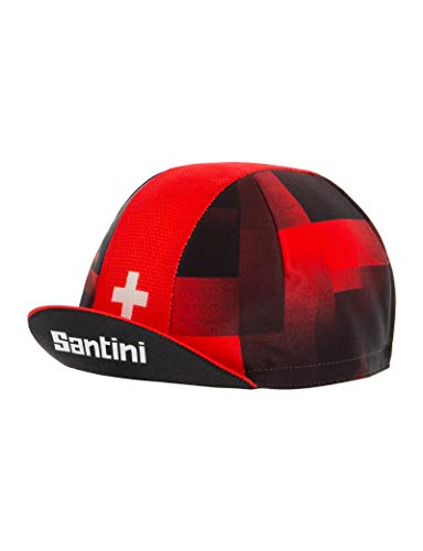 Santini Tour de Suisse-Cross 2019 - Guantes Unisex para Adulto, Unisex Adulto, RE460COT19+, Multicolor, Talla única