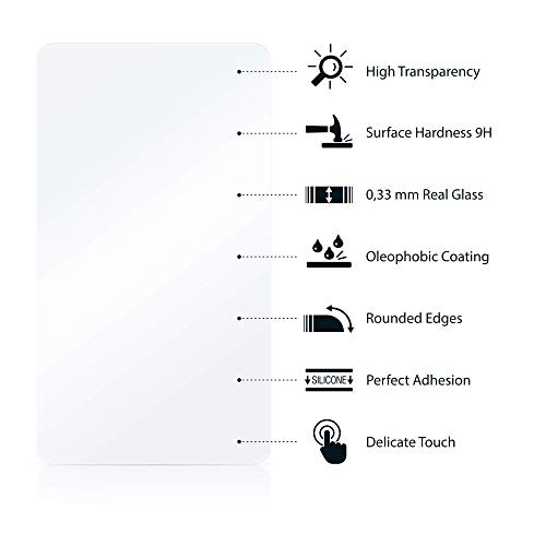 savvies Protector Cristal Templado Compatible con Garmin Forerunner 55 (3 Unidades) Protector Pantalla Vidrio, Protección 9H, Pelicula Anti-Huellas