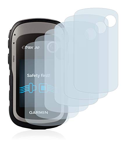 savvies Protector Pantalla Compatible con Garmin eTrex 30 (6 Unidades) Película Ultra Transparente