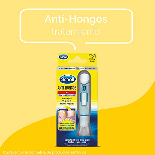 Scholl Anti-Hongos, Tratamiento Antifúngico para Uñas, Penetración Rápida y Resultados Duraderos - 3.8 ml