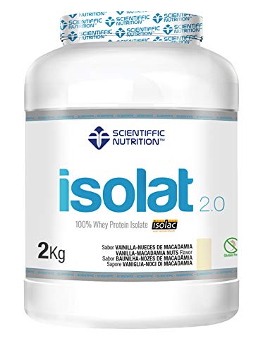 SCIENTIFFIC NUTRITION Aislado de Proteína ISOLAT 2.0 2KG VAINILLA NUECES DE MACADAMIA